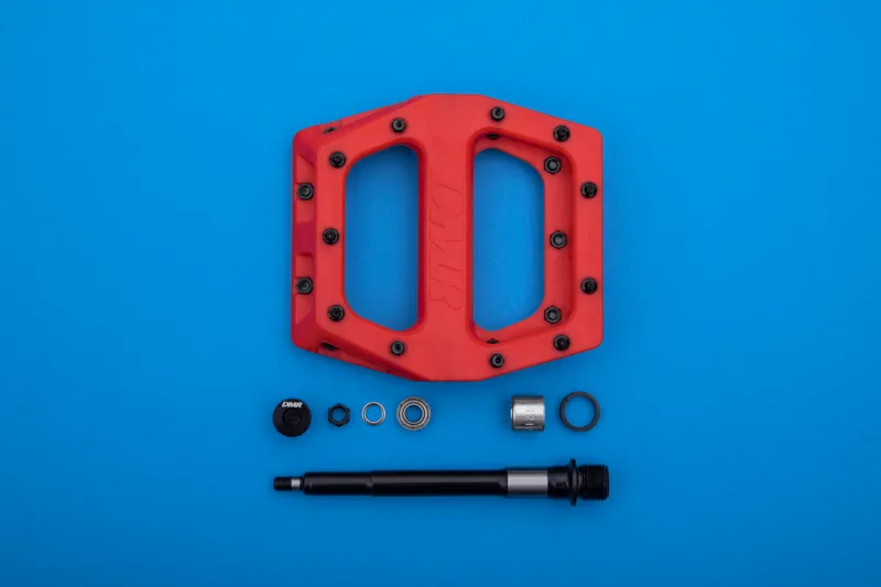 DMR V11 Composite Flat MTB Pedals - Red-2